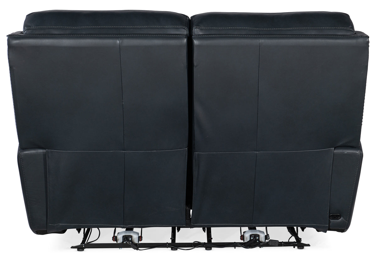 Ruthe Zero Gravity Power Recline Loveseat With Power Headrest - Blue by Hooker Furniture - View 3