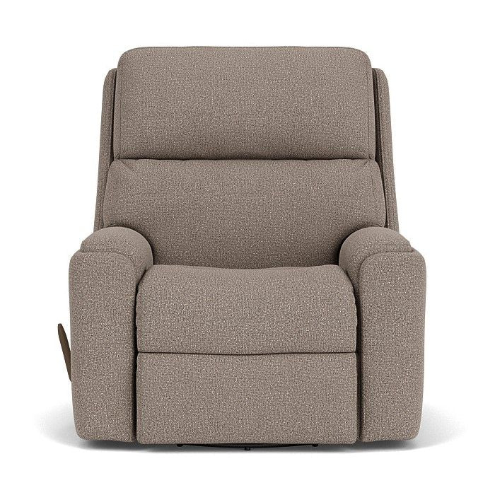Rio Transitional Fabric Swivel Gliding Recliner | Flexsteel