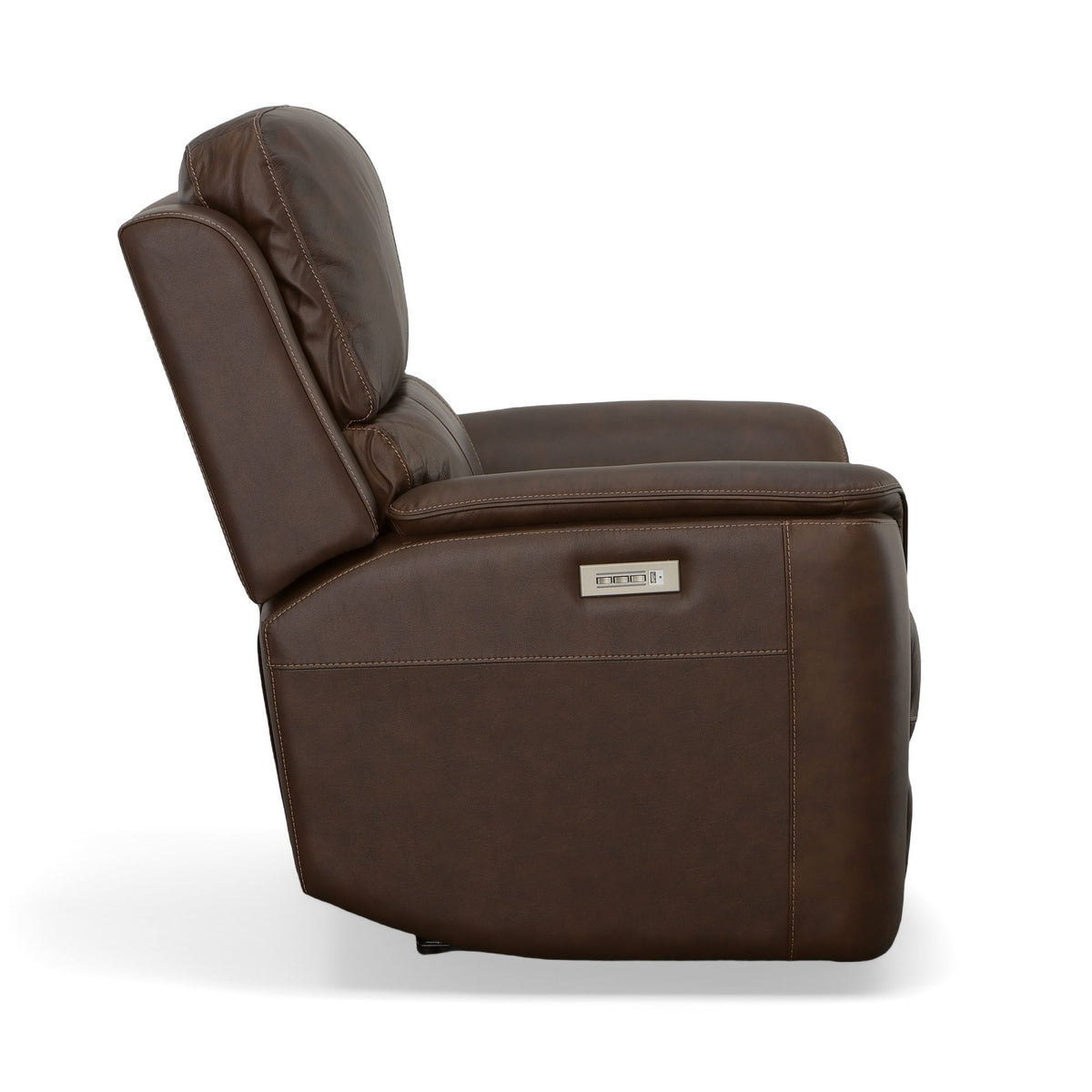 Henry Power Recliner With Power Headrest & Lumbar - Burnt Umber | Flexsteel