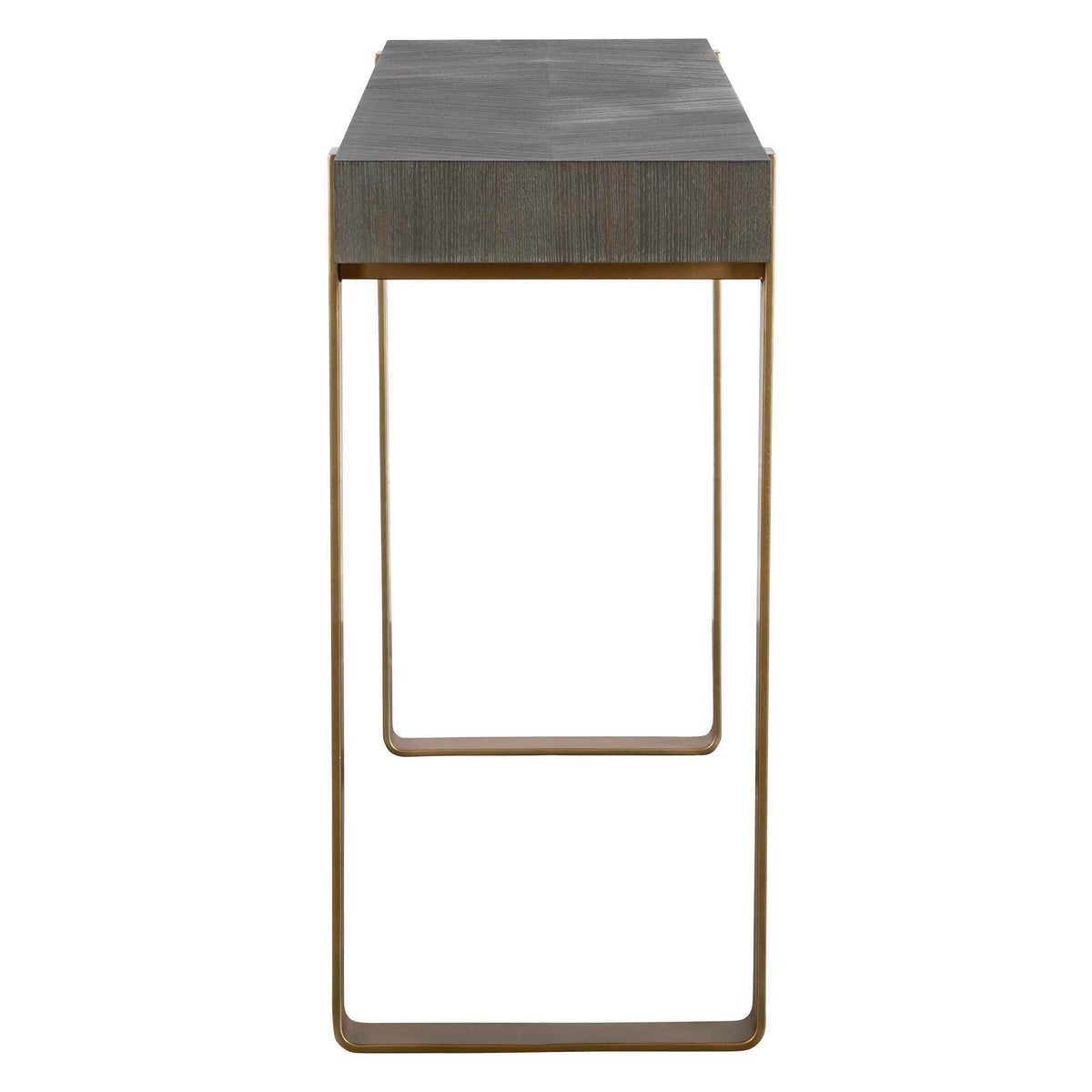 Kea Contemporary Console Table - Dark Gray / Yellow by Uttermost - View 5