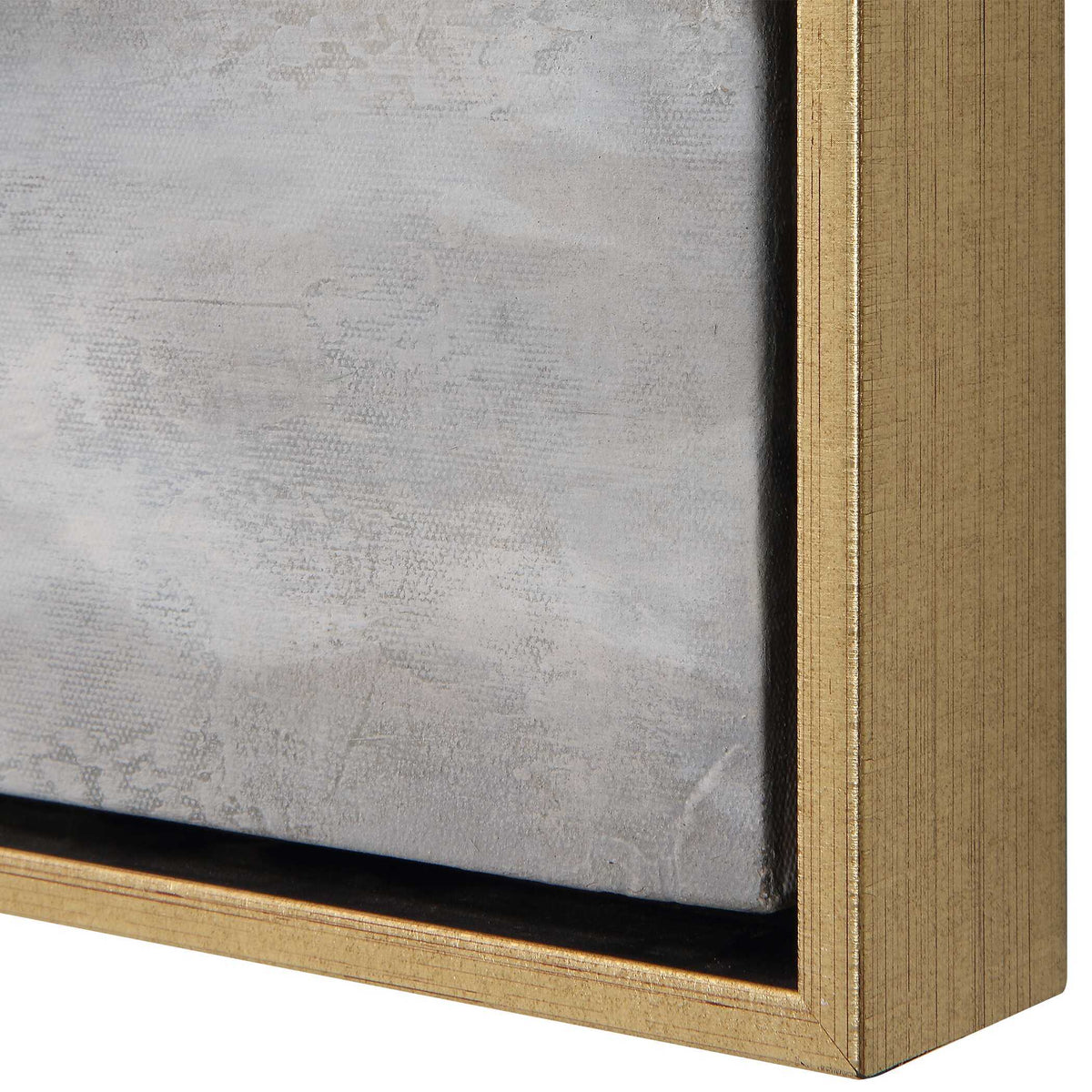Storm Clouds Abstract Hand Painted Art - Dark Gray by Uttermost - View 6