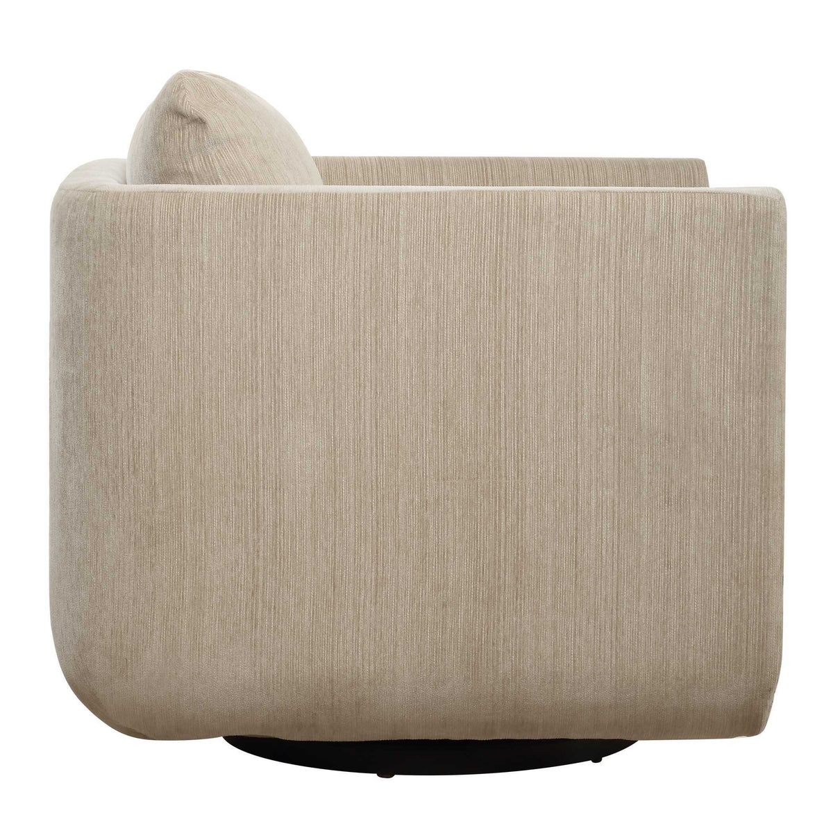 Abound Swivel Chair Porcelain - Beige by Uttermost - View 5