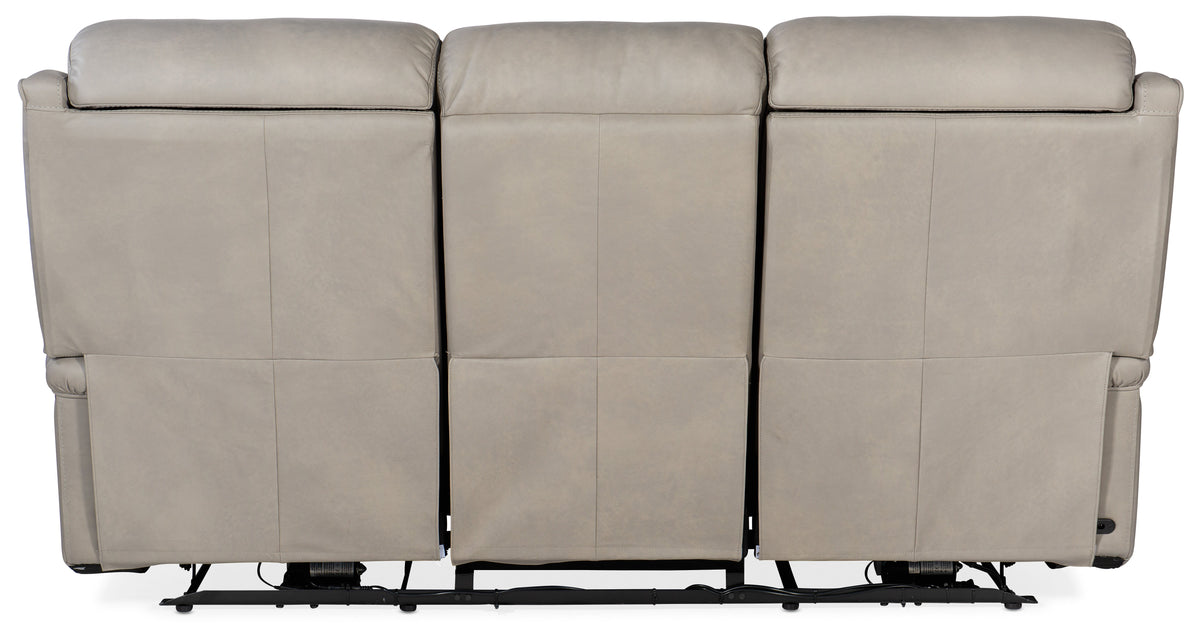 Rhea Zero Gravity Power Recline Sofa With Power Headrest Beige - Light Gray by Hooker Furniture - View 2