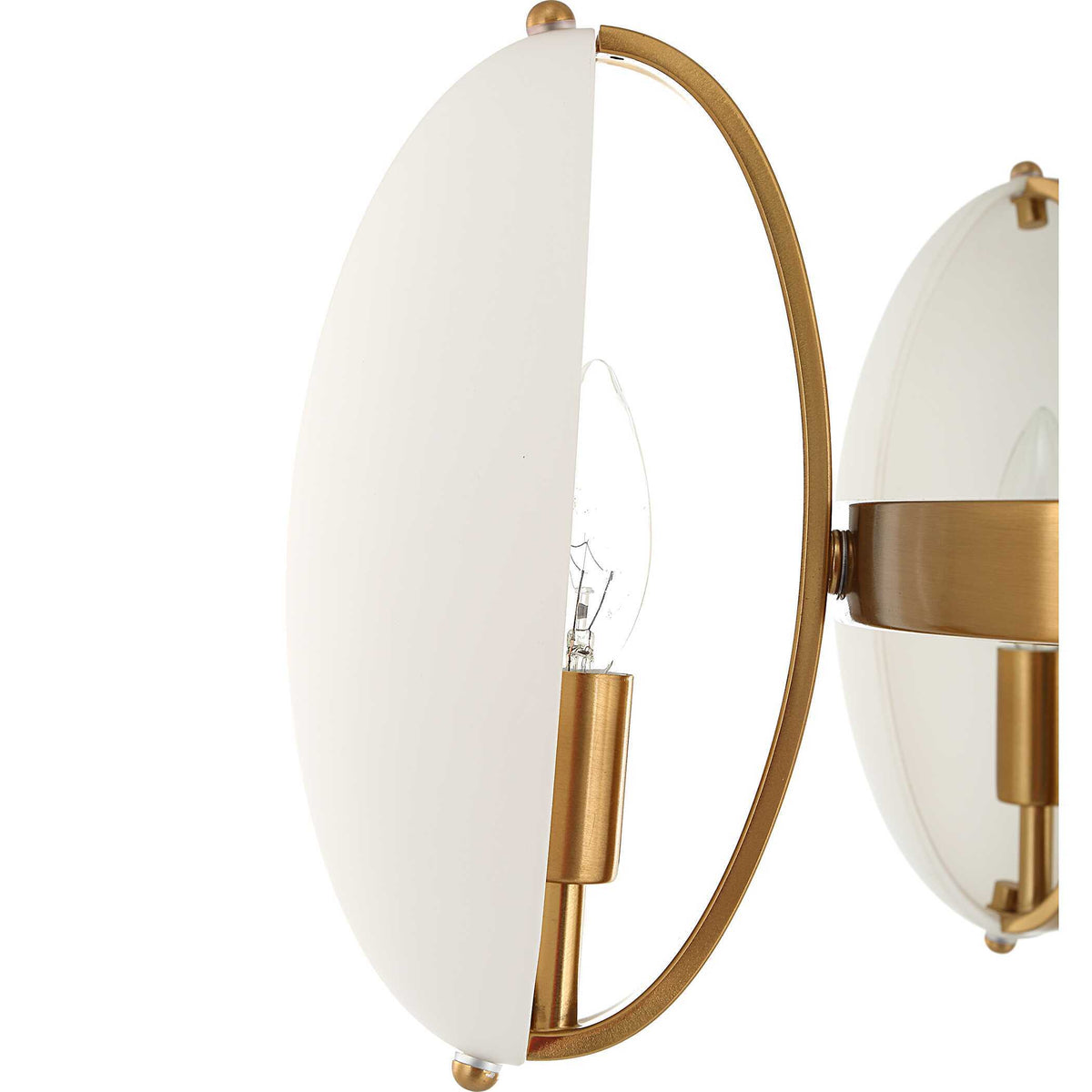 Oviform 6 Light Round Chandelier - Gold by Uttermost - View 8