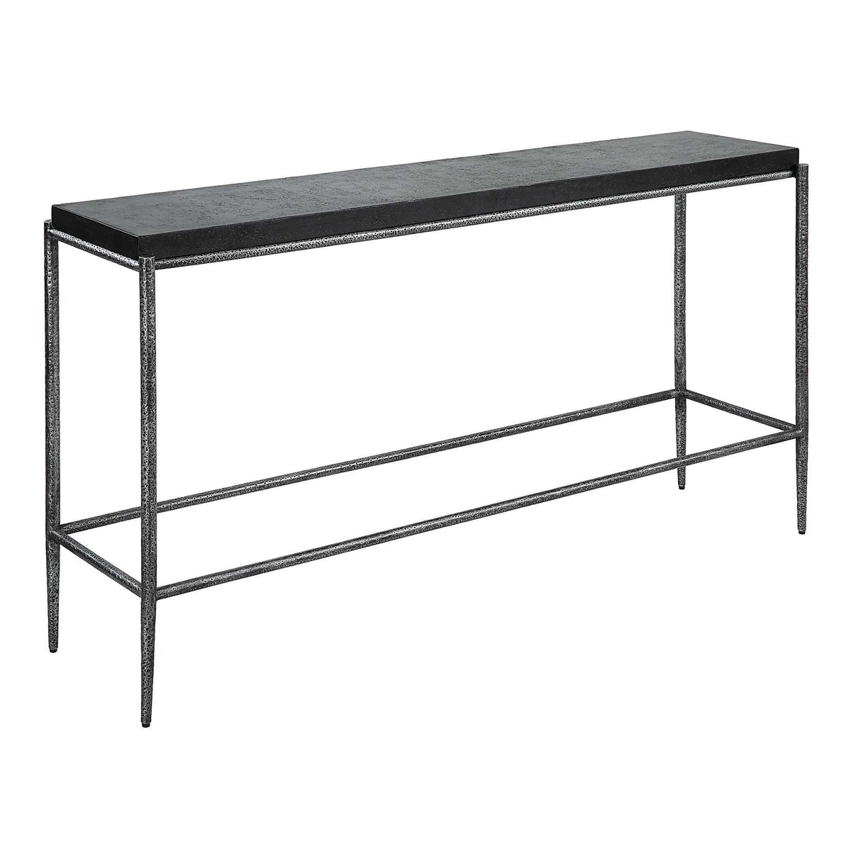 Crescendo Concrete Console Table - Black by Uttermost - View 4