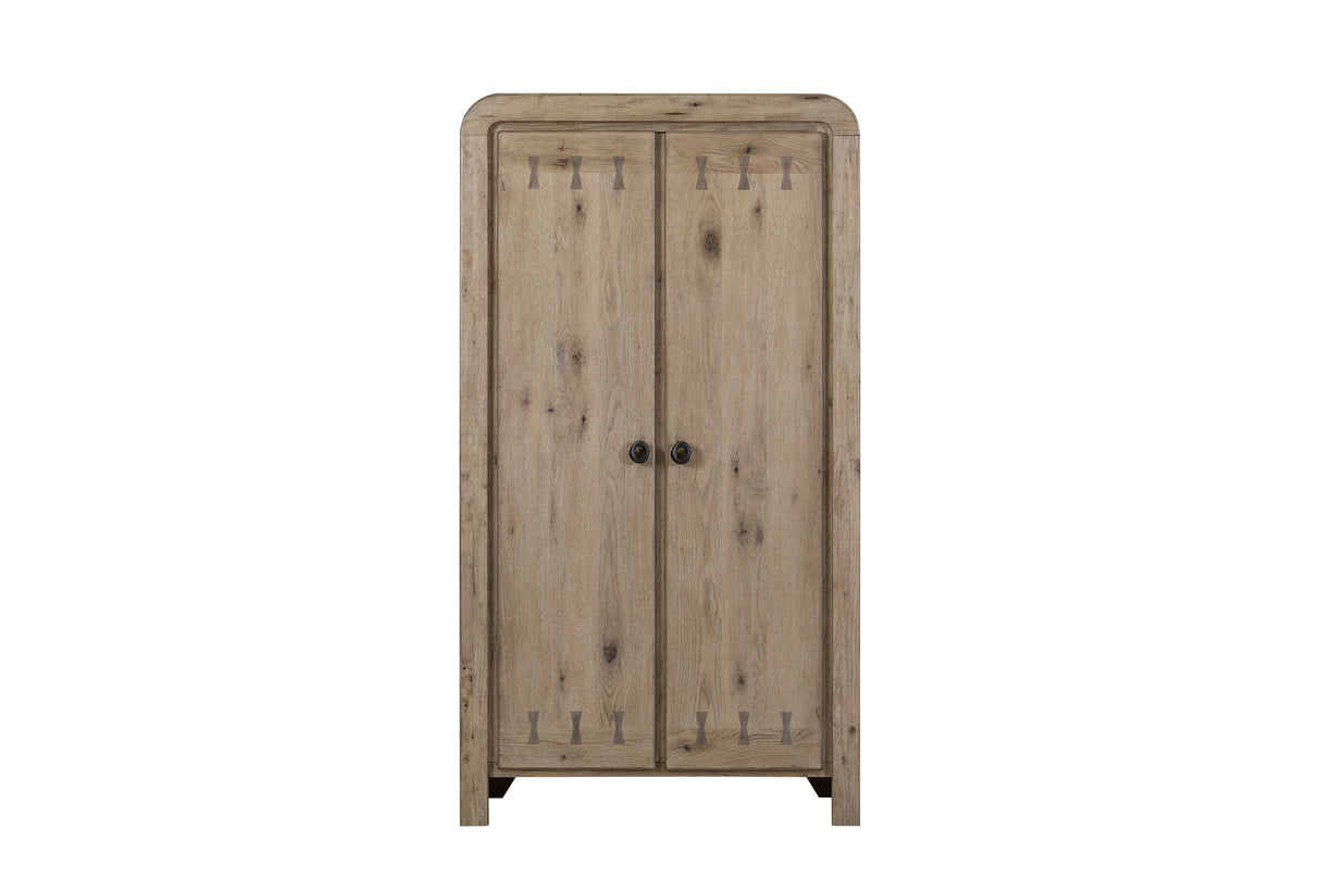 Armoire in English Knotty Oak