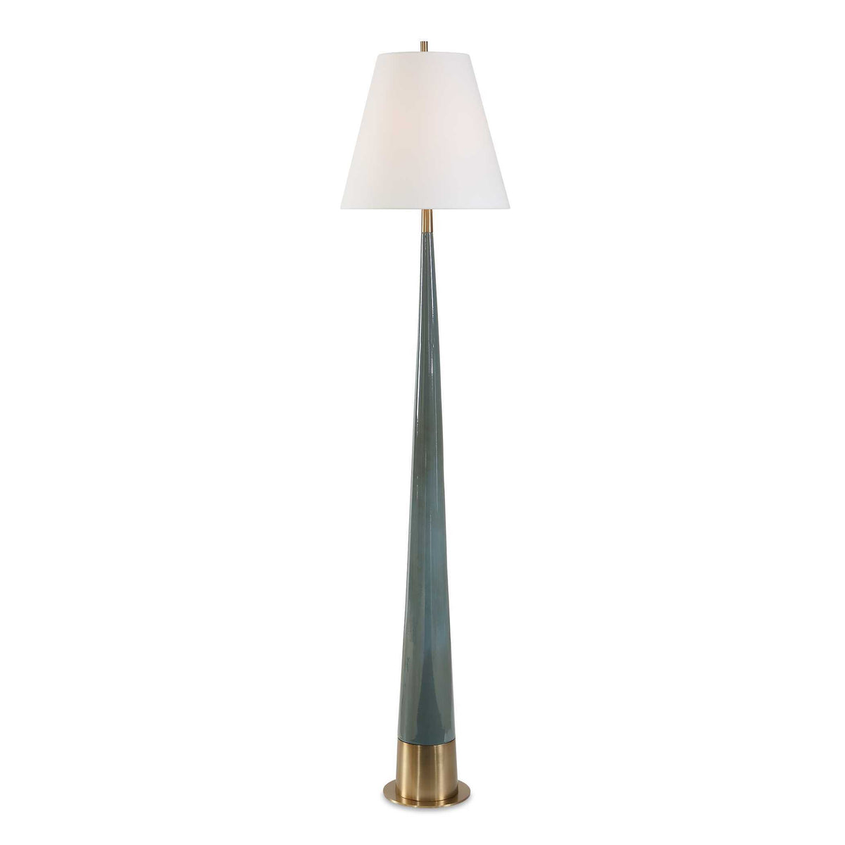 Riccardi Floor Lamp Blue - Dark Green by Uttermost - View 1