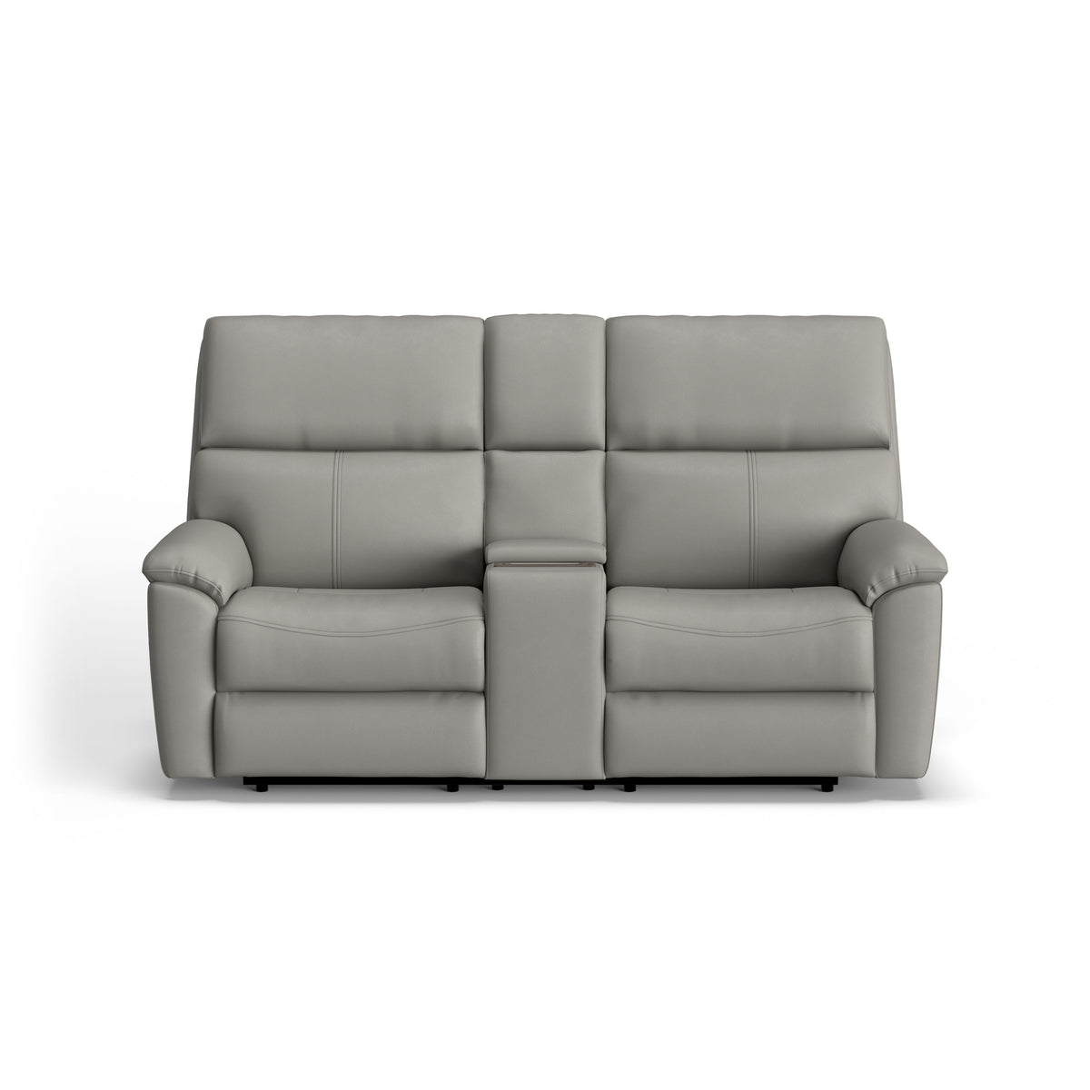 Porter Power Reclining Loveseat With Console, Power Headrest, & Lumbar | Flexsteel