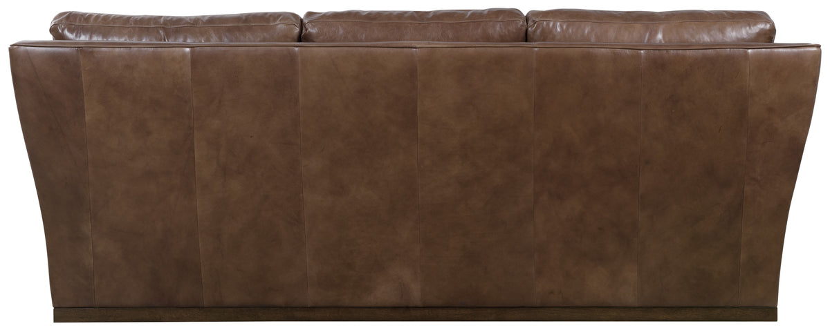 Fairfax Stationary Sofa - Dark Brown by Hooker Furniture - View 5