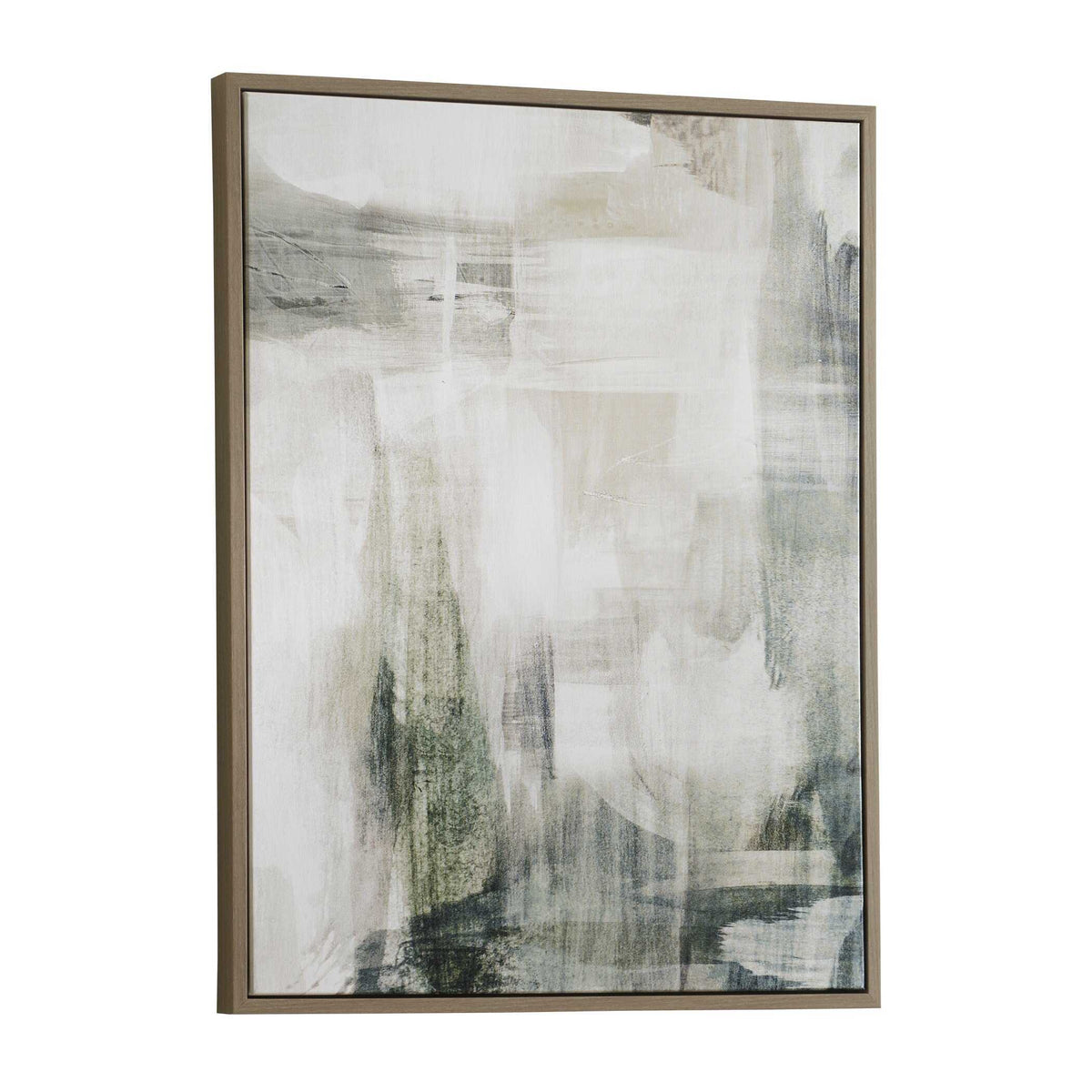 Subliminal Drift Framed Modern Art - Green / White by Uttermost - View 4
