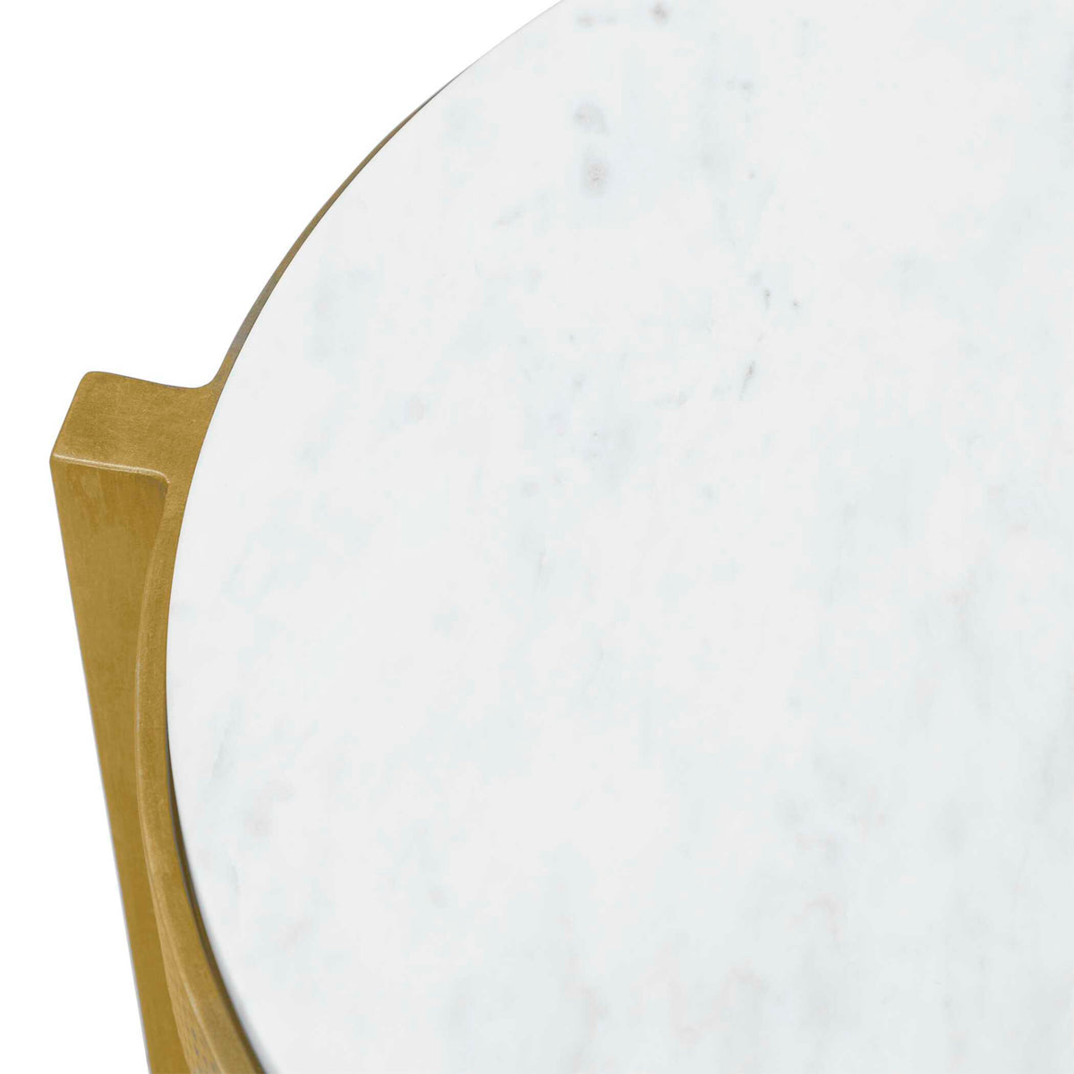 Ocilla Accent Table Brass,White - Gold by Uttermost - View 4