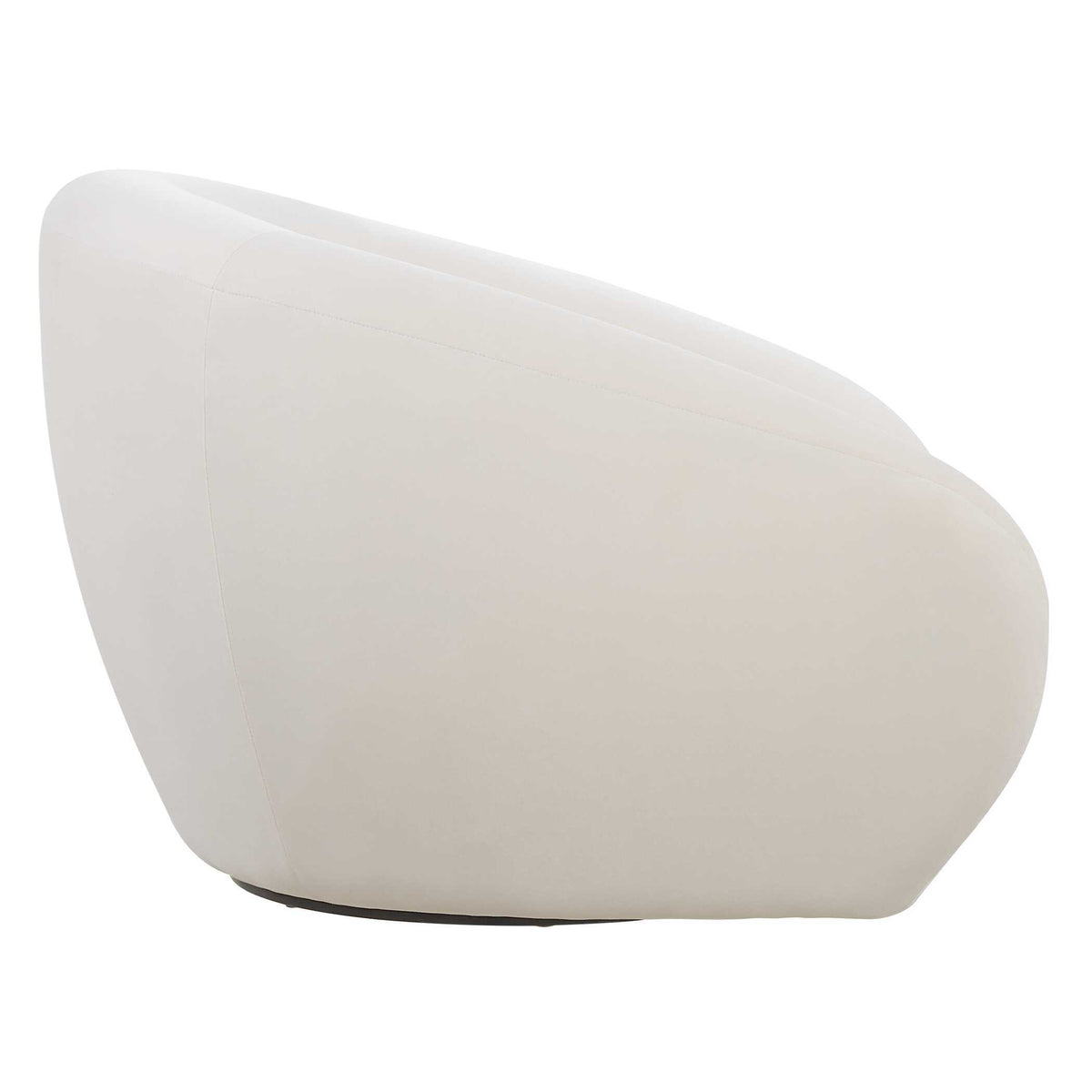 DeSoto Swivel Chair Cream - White by Uttermost - View 5