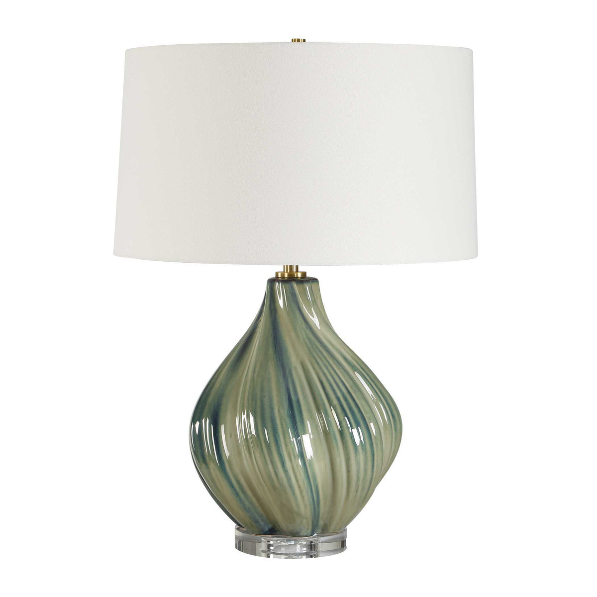 Tausha Table Lamp - Blue / Green by Uttermost - View 4