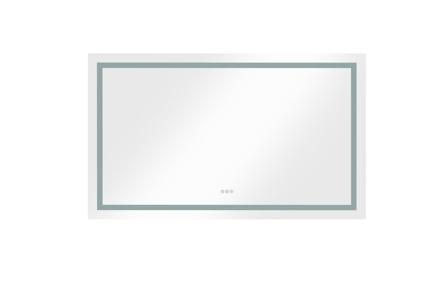 60 in. W x 36 in. H Frameless LED Single Bathroom Vanity Mirror in Polished Crystal Bathroom Vanity LED Mirror with 3 Color Lights Mirror for Bathroom Wall 60 Inch Smart Lighted Vanity Mirrors Dimm | Home Elegance USA
