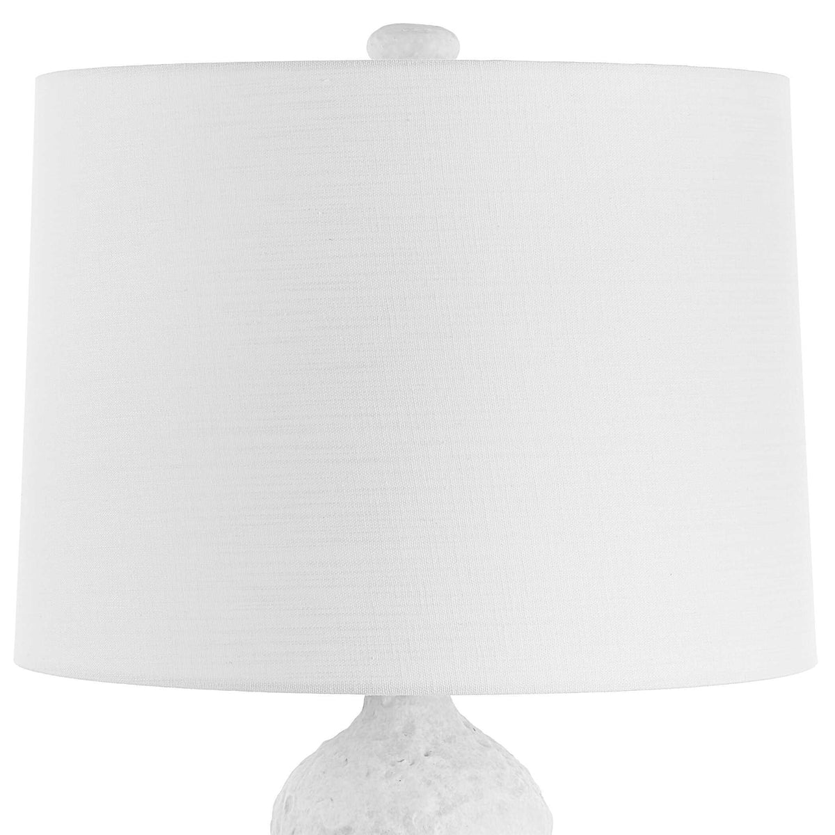 Sonata Textured Table Lamp - White by Uttermost - View 5