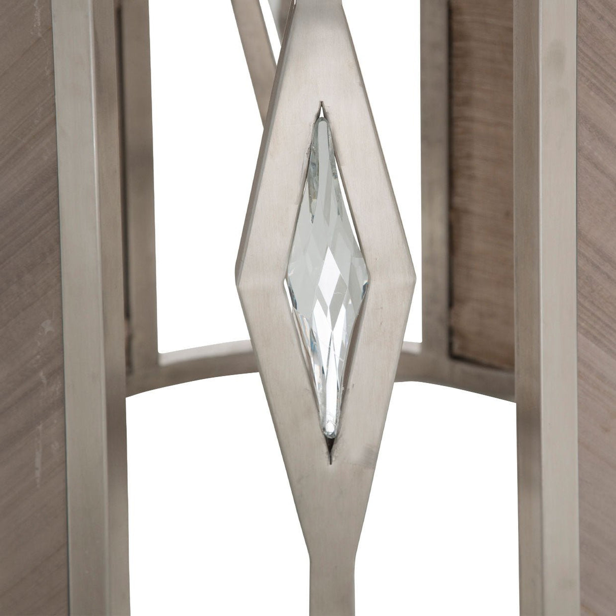 Camden Court Round 60 Glass Dining Table In Pearl - 9005001 - 101 - 126 | Aico | Home Elegance USA