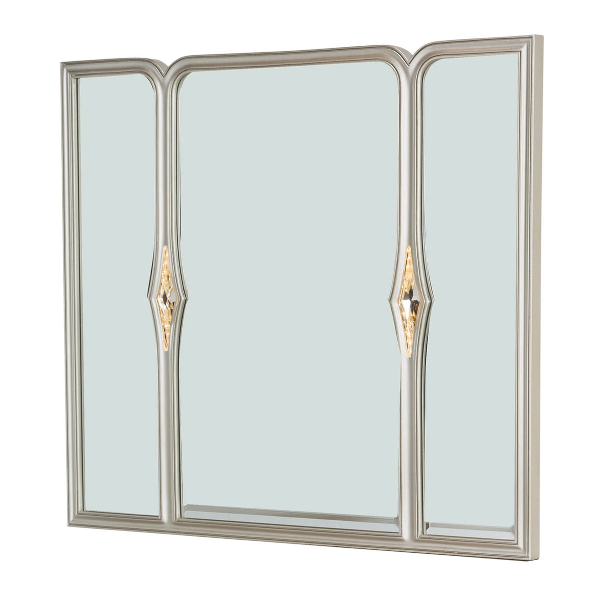Camden Court Vanity Mirror In Pearl - 9005068 - 126 | Aico | Home Elegance USA