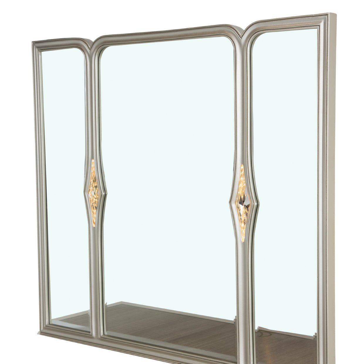 Camden Court Vanity Mirror In Pearl - 9005068 - 126 | Aico | Home Elegance USA