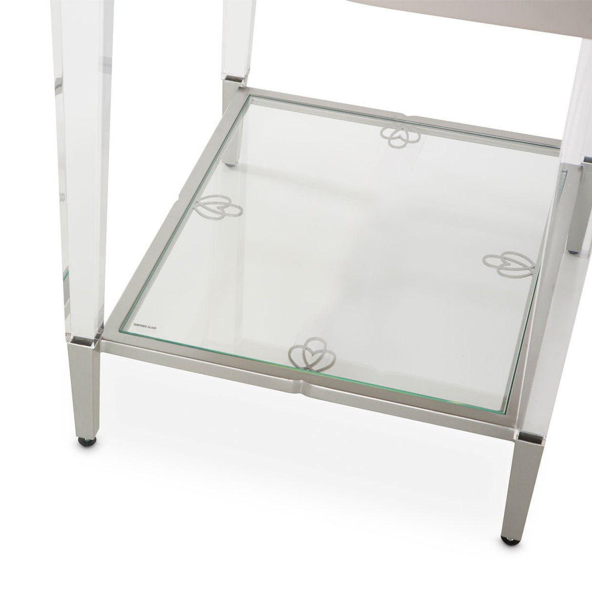 Camden Court End Table In Pearl - 9005202 - 126 | Aico | Home Elegance USA