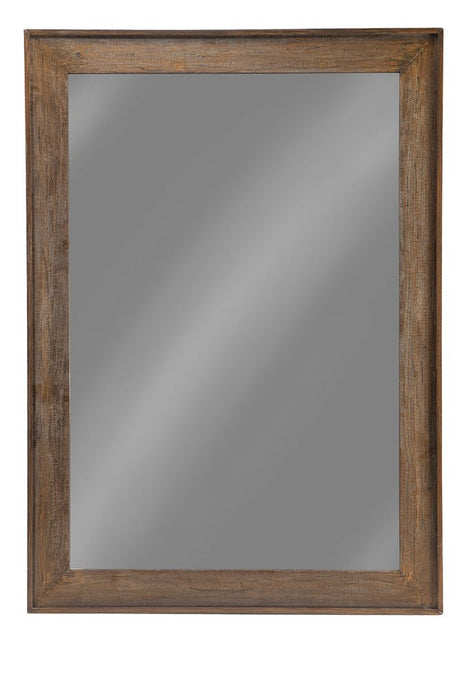 Floor Mirror - Odafin Rectangle Floor Mirror Distressed Brown