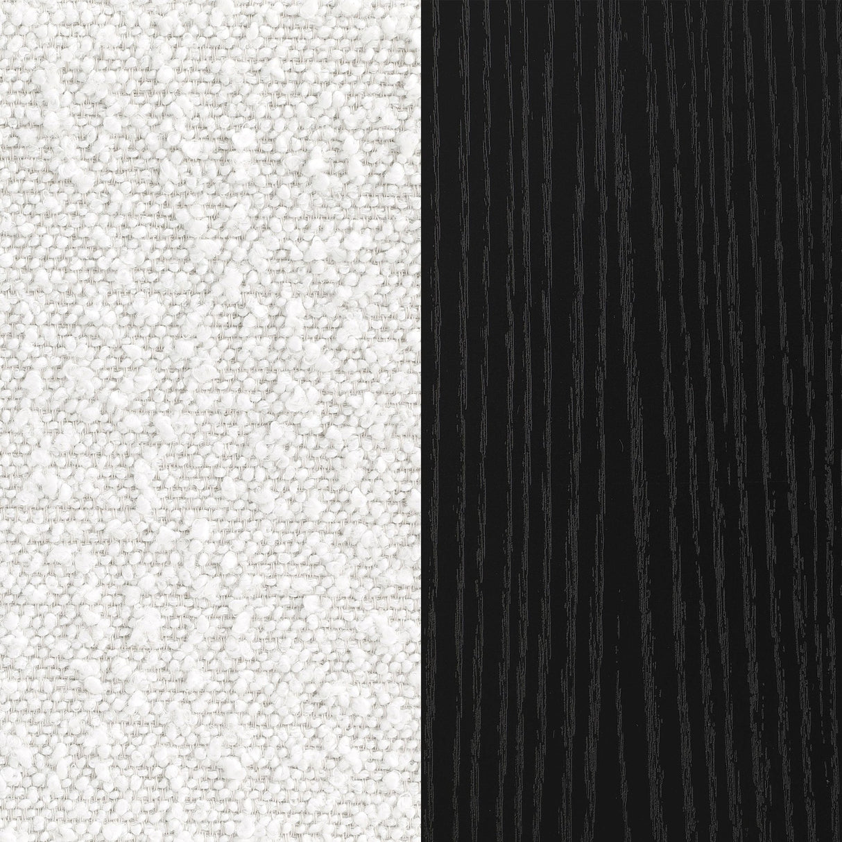 Accent Chair - Ramona Boucle Upholstered Accent Side Chair Cream and Black