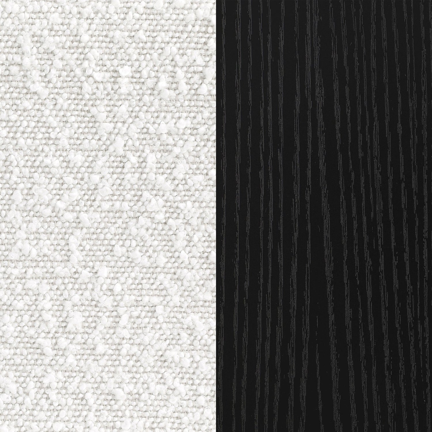 Accent Chair - Ramona Boucle Upholstered Accent Side Chair Cream and Black