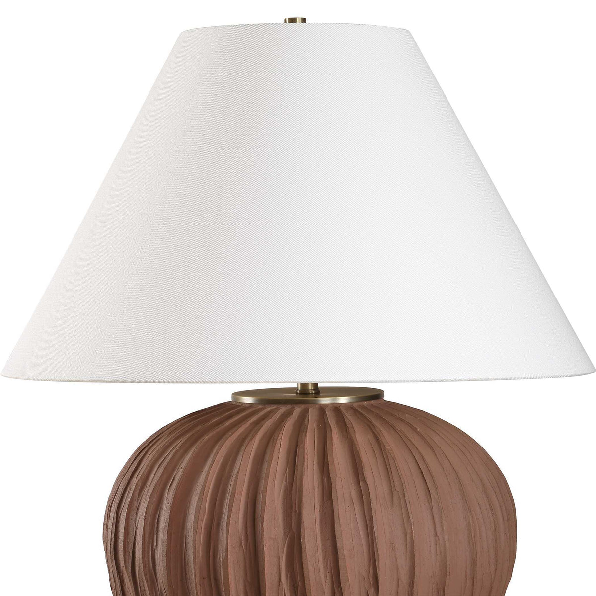 Keoghan Table Lamp Terracotta - Dark Brown by Uttermost - View 5