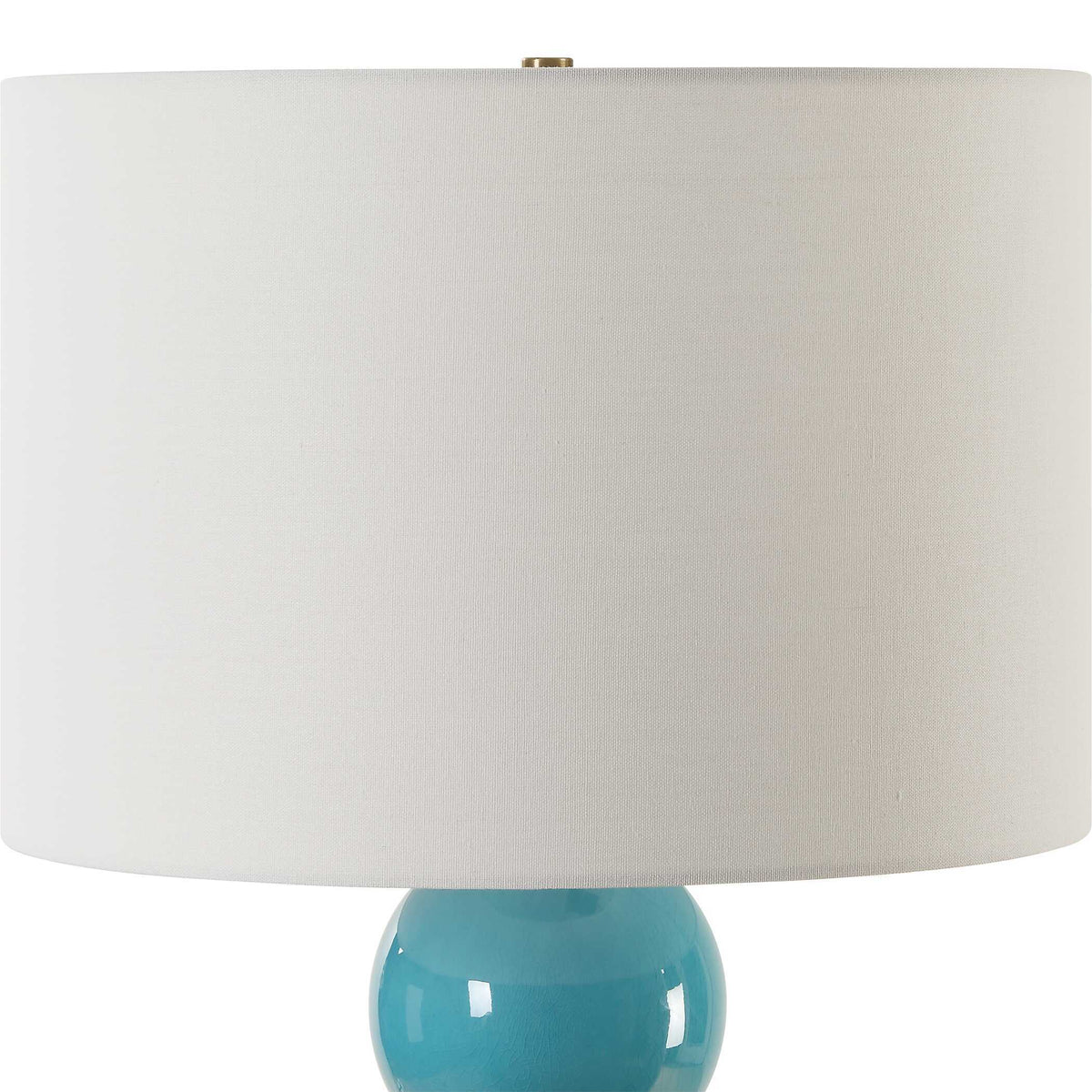 Palawan Blue Glaze Table Lamp by Uttermost - View 5