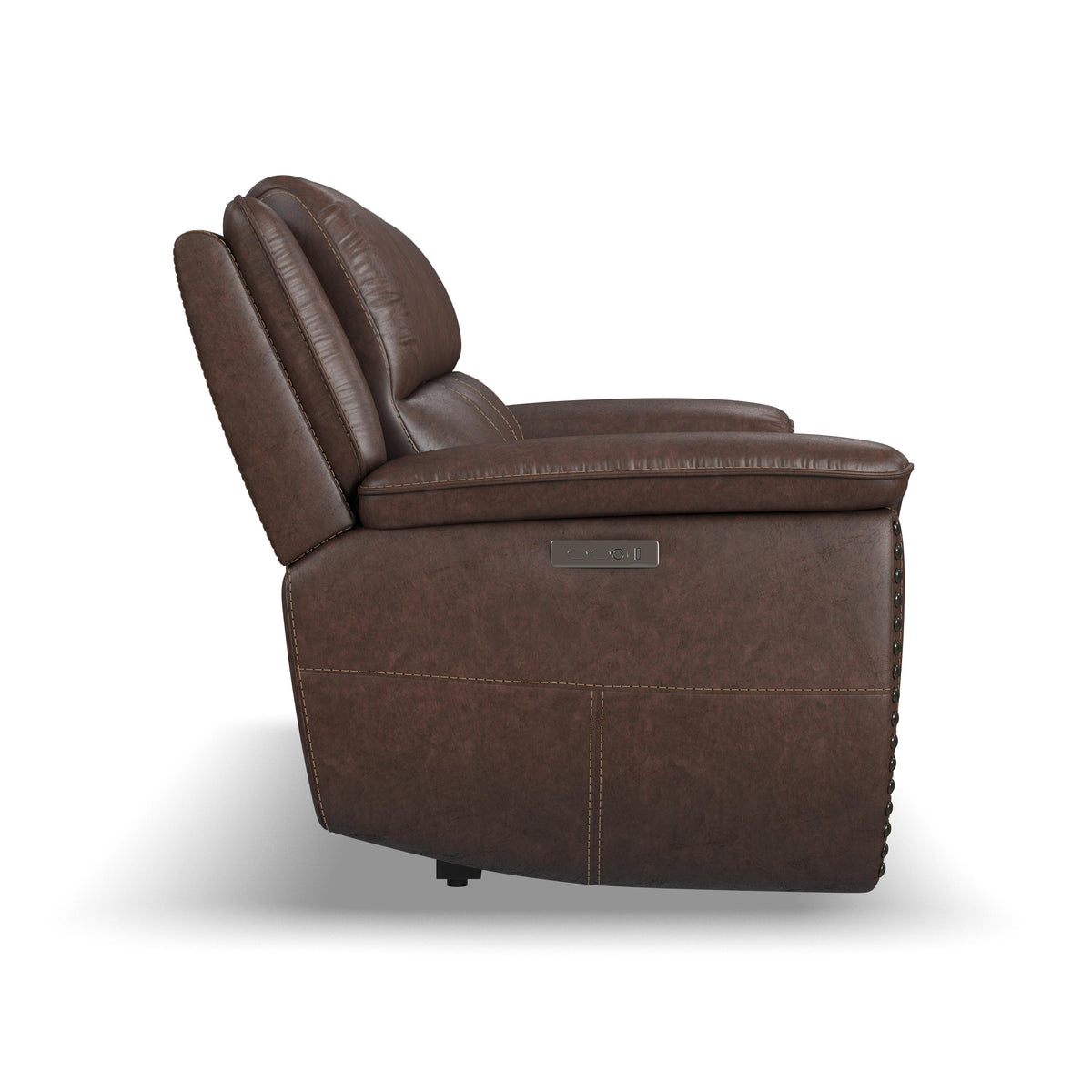 Beau Power Reclining Sofa With Power Headrests - Sable | Flexsteel