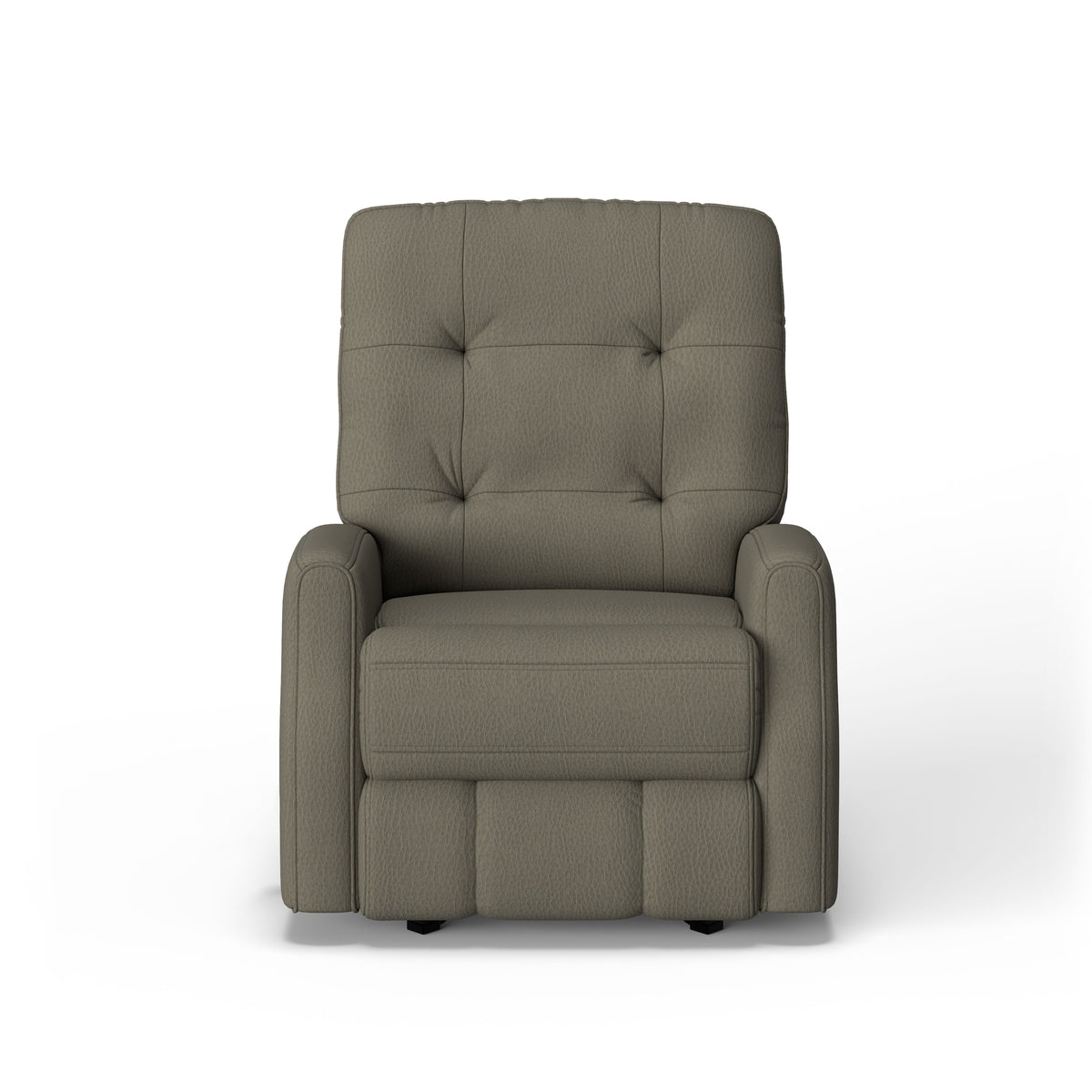 Devon Transitional Leather Power Rocking Recliner, Power Headrest | Flexsteel