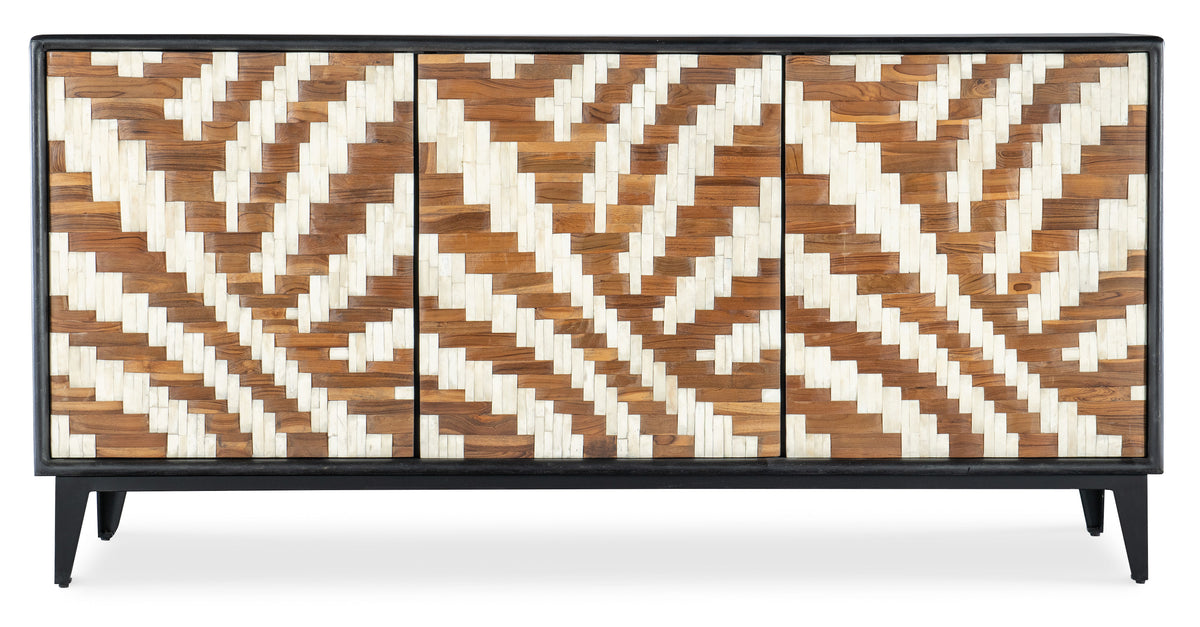 Commerce And Market Entwined Credenza - Black / Light Brown by Hooker Furniture - View 5