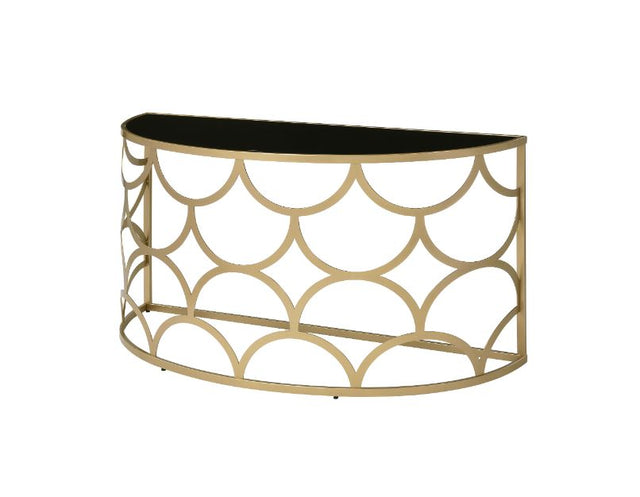 Altus Console Table 90820 Gold Finish | Acme | Home Elegance USA