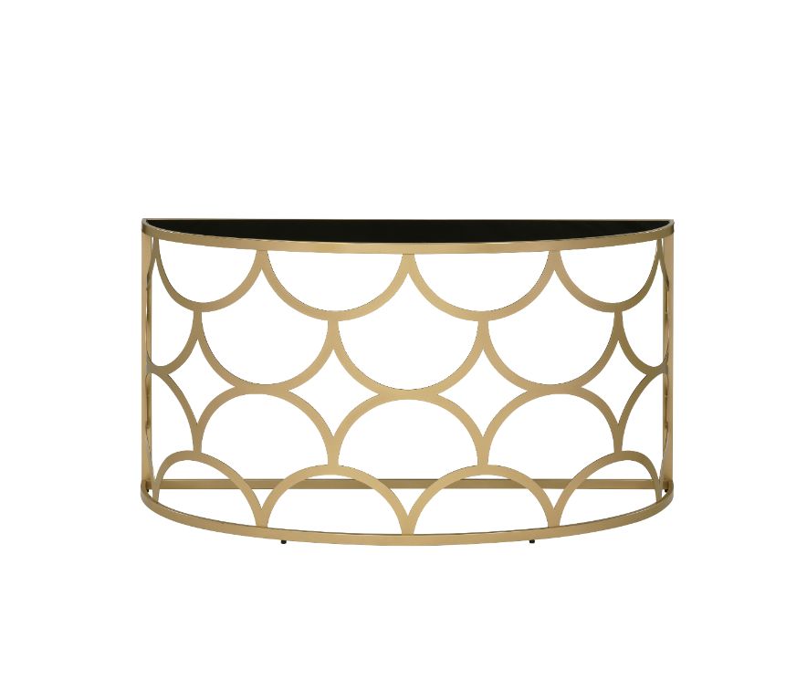 Altus Console Table 90820 Gold Finish | Acme | Home Elegance USA