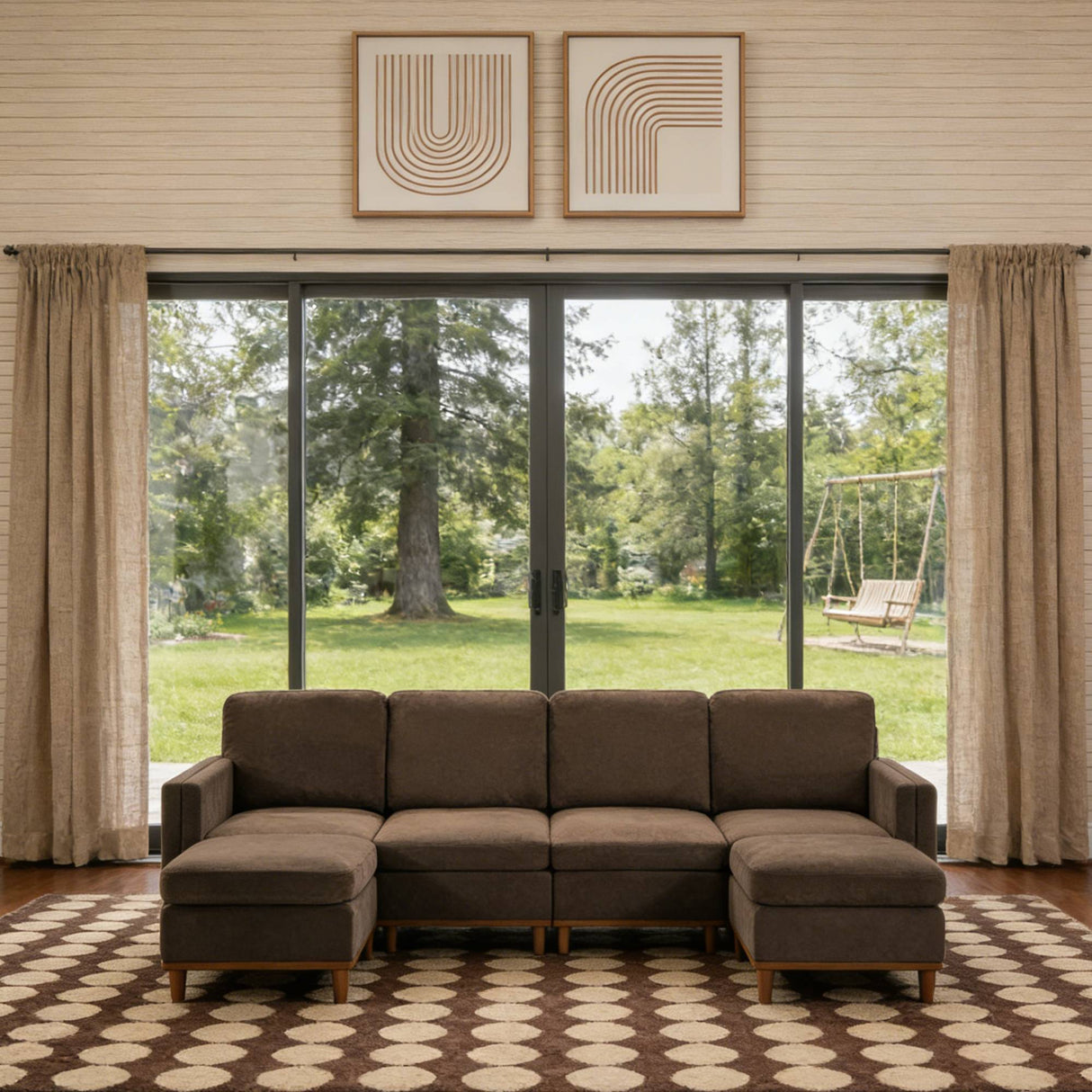 Modern Sofa Chair with Soft Padding - Ideal for Living Room, Office & Dining Room