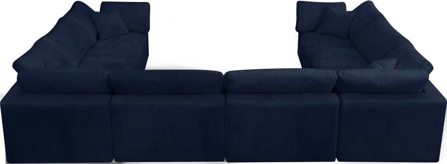 Cozy - Modular Sectional Cloud - Navy | Home Elegance USA