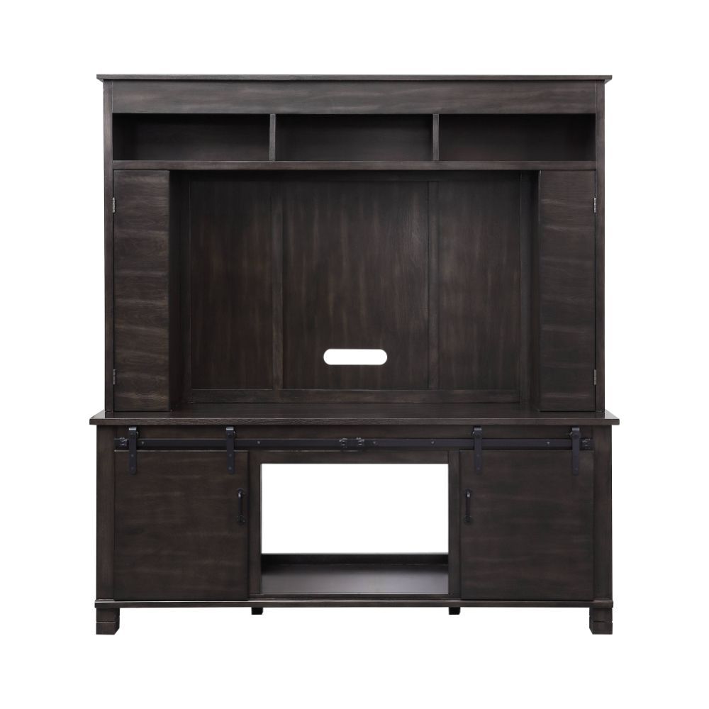 Apison Entertainment Center (Include 91617Fir) 91630 Espresso Finish | Acme | Home Elegance USA