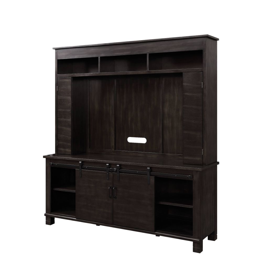 Apison Entertainment Center (Include 91617Fir) 91630 Espresso Finish | Acme | Home Elegance USA
