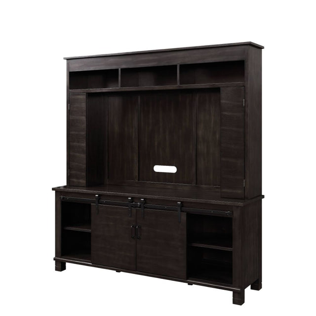 Apison Entertainment Center (Include 91617Fir) 91630 Espresso Finish | Acme | Home Elegance USA
