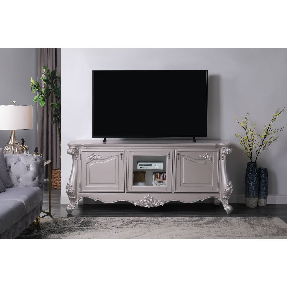 Bently Tv Stand 91663 Champagne Finish | Acme | Home Elegance USA