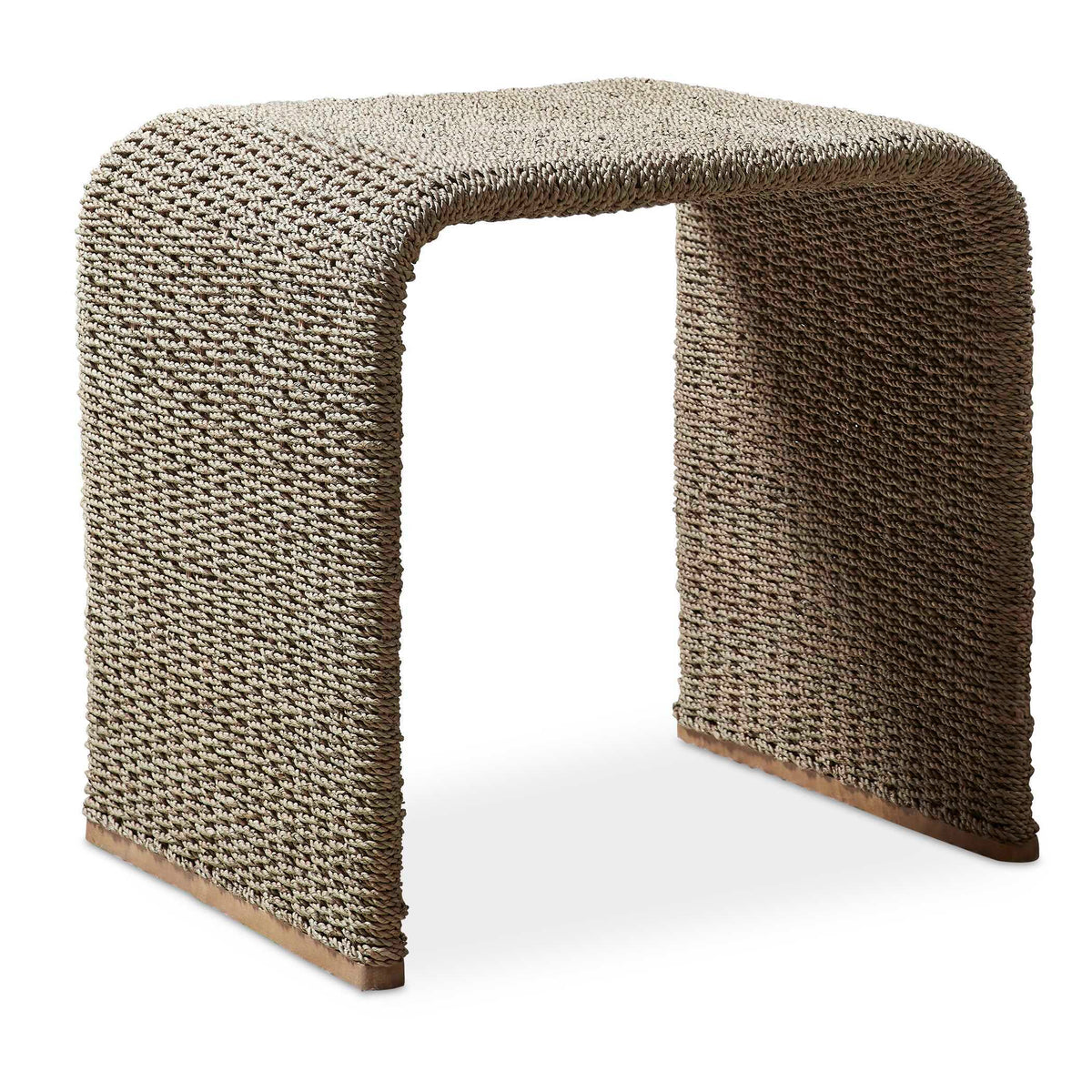 Calabria Woven Seagrass End Table - Beige by Uttermost - View 1