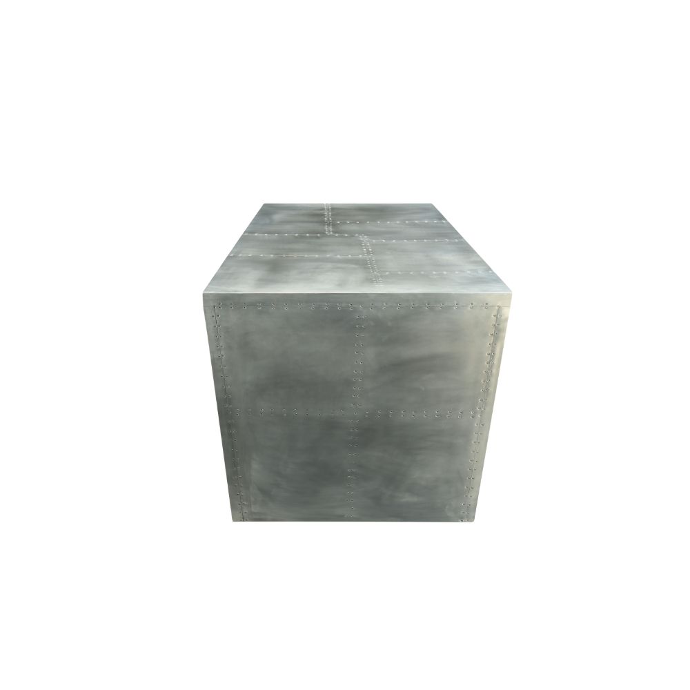 Brancaster Executive Writing Desk 92025 Aluminum | Acme | Home Elegance USA