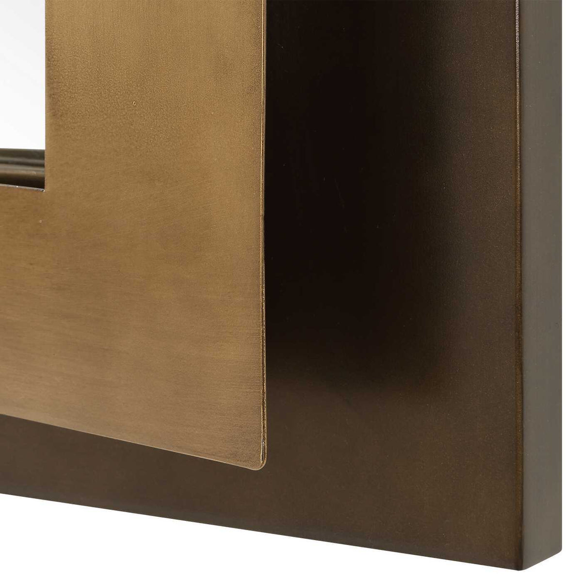 Around The Bend Mirror - Bronze by Uttermost - View 5