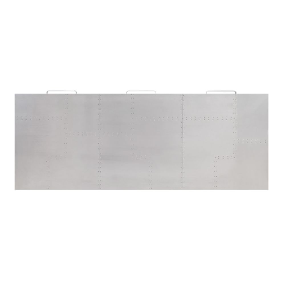 Brancaster Executive Writing Desk 92426 Aluminum | Acme | Home Elegance USA