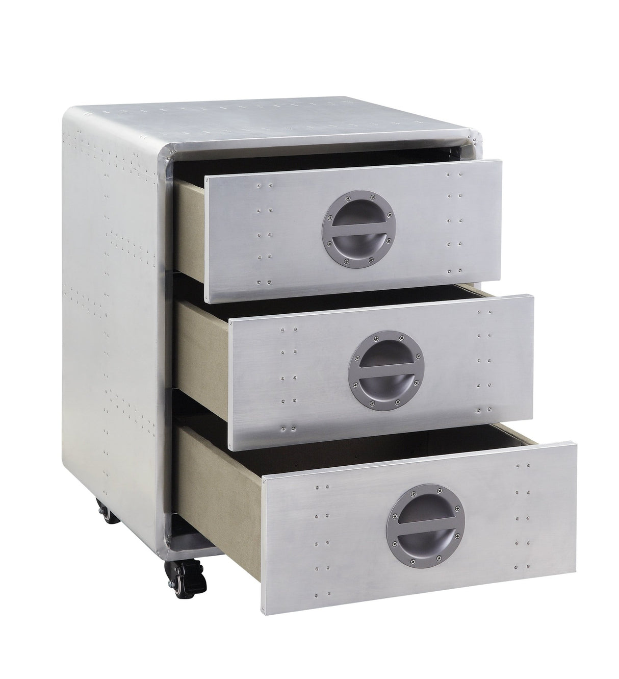 Brancaster Cabinet 92429 Aluminum | Acme | Home Elegance USA