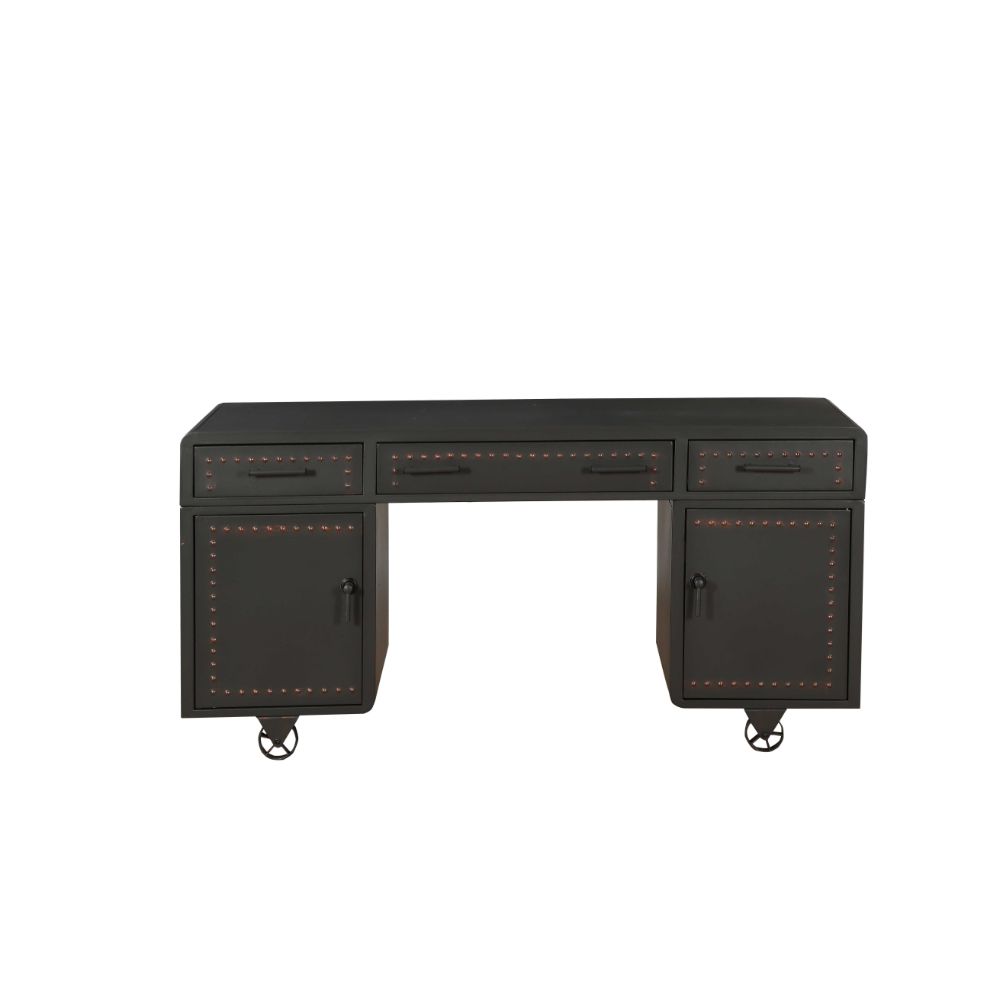 Actaki Executive Writing Desk 92430 Sandy Gray Finish | Acme | Home Elegance USA