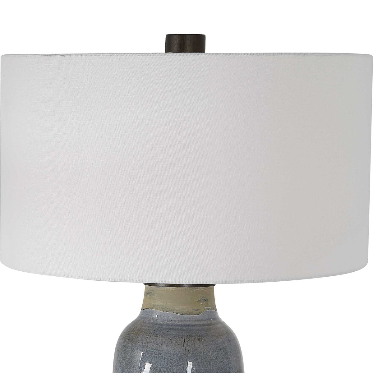 Vicente Slate Table Lamp - Blue / White by Uttermost - View 6