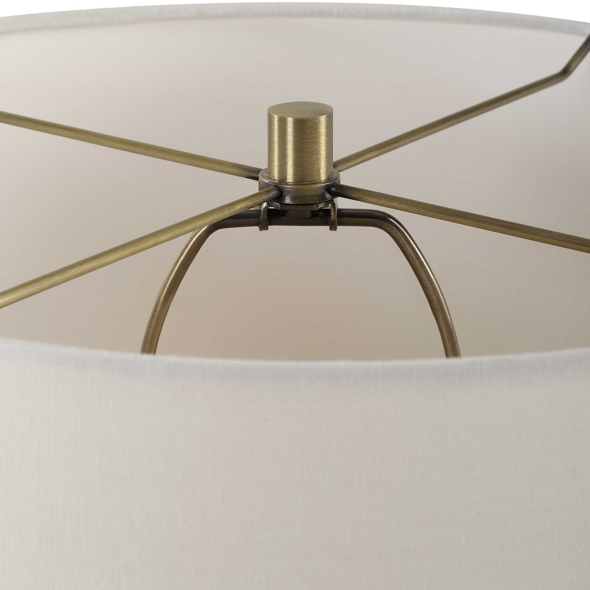 Cortado Travertine Table Lamp - Gray by Uttermost - View 6