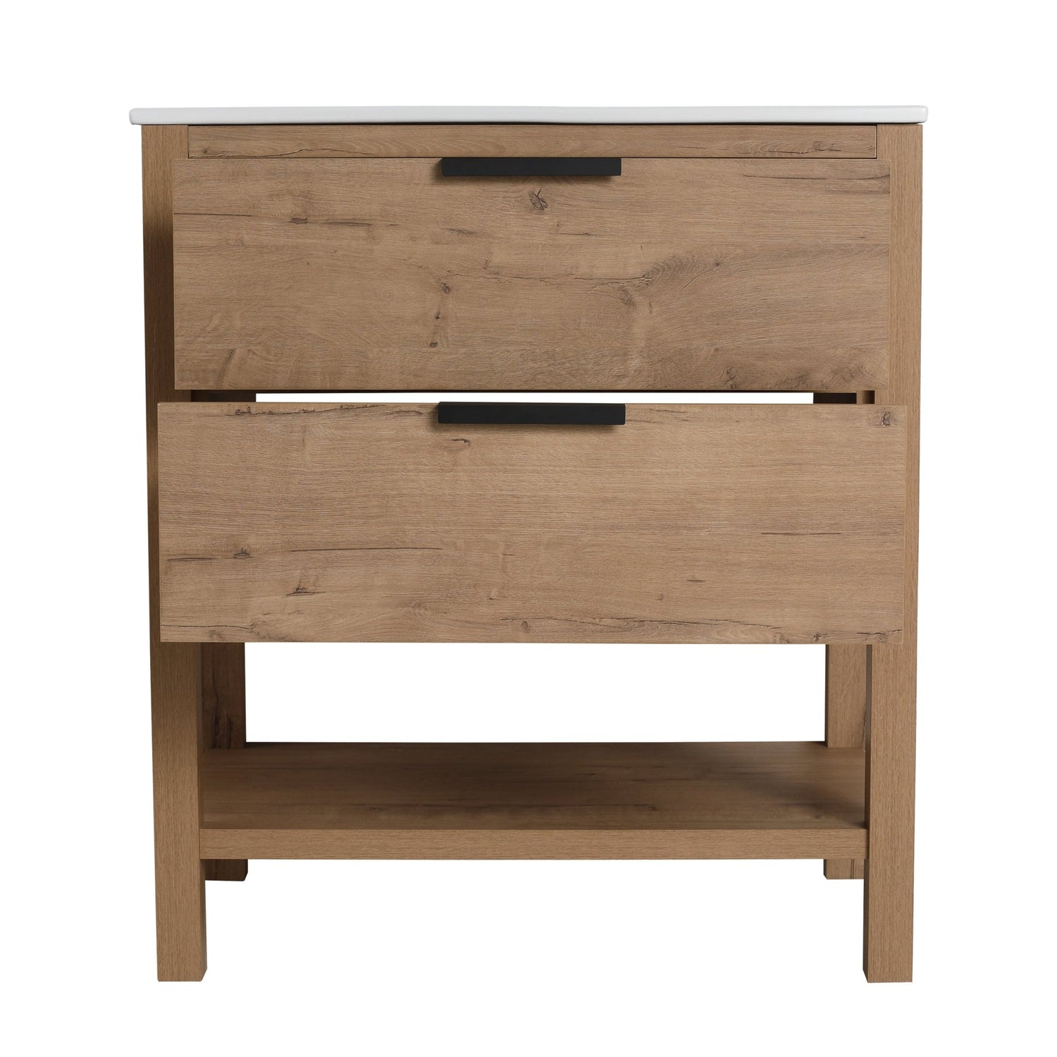 30 Inch Bathroom Vanity Plywood With 2 Drawers | Home Elegance USA