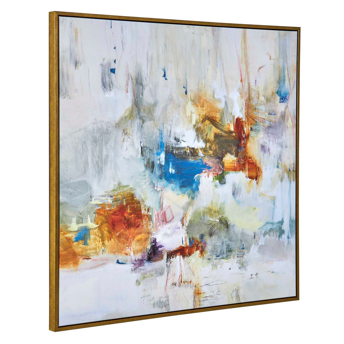 In The Beginning Framed Abstract Art - Gray by Uttermost - View 4