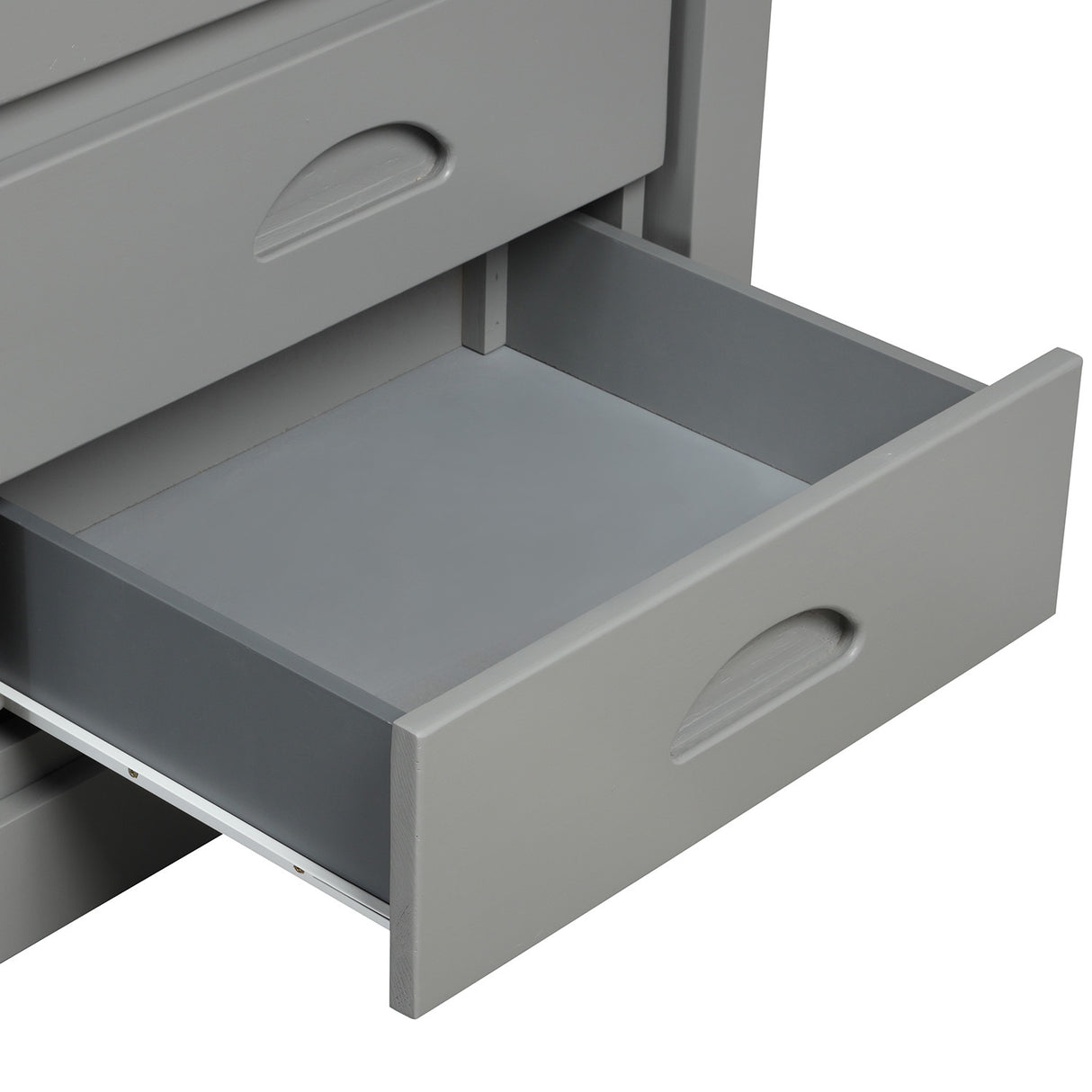 Full over Full Bunk Bed with Twin Size Trundle, Gray (old sku: LT000126AAE ) - sold by Home Elegance USA